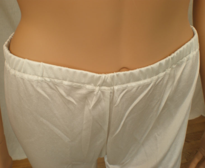 Silke Boxer-Shorties Elfenben 100% silke