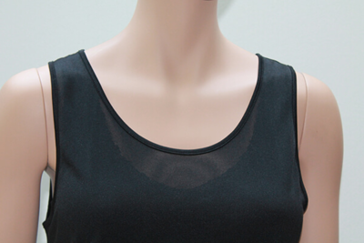 Silke tanktop sort 100% silke