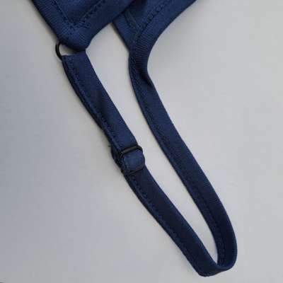 Silke Camisole 100% silke jersey med justerbare stropper, farve Blå