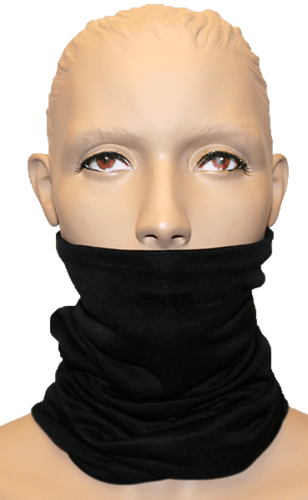 Silke Halsvarmer sort, 100% Silke 67cm lang