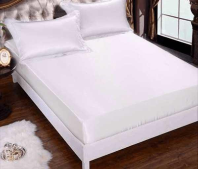 Silke faconlagen elfenben, 100% silke elfenben 22momme