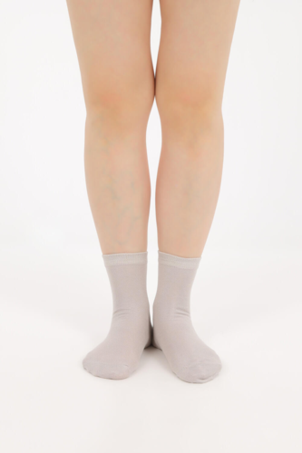 Silke strømper 100% silke grå