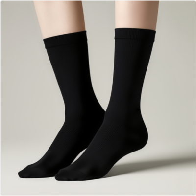 Silke strømper sort
75%silke + 25%spandex