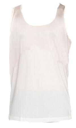 Silke tank top hvid