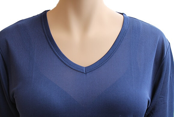 Silke jersey natkjole, 100% silke