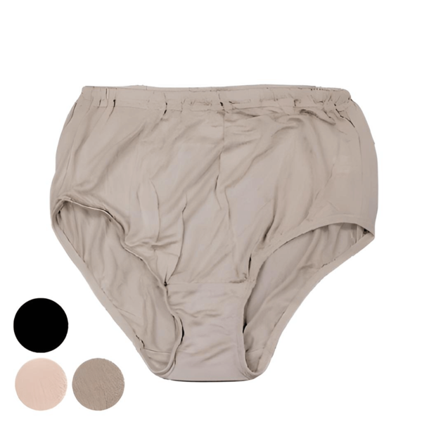 100% Silketrusser med høj talje – Restparti - farve sort