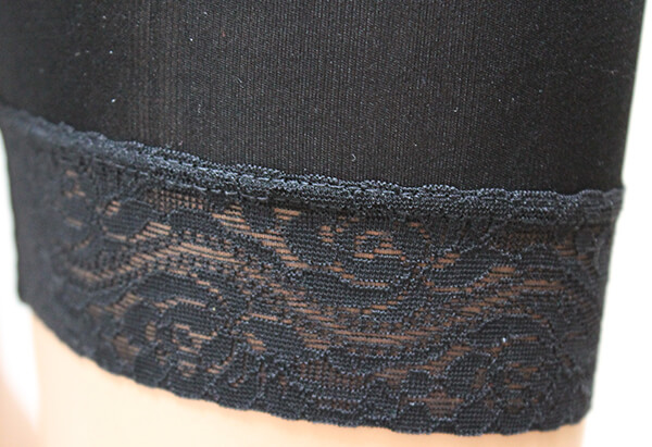 Silke trusser lange ben - sort -blonde