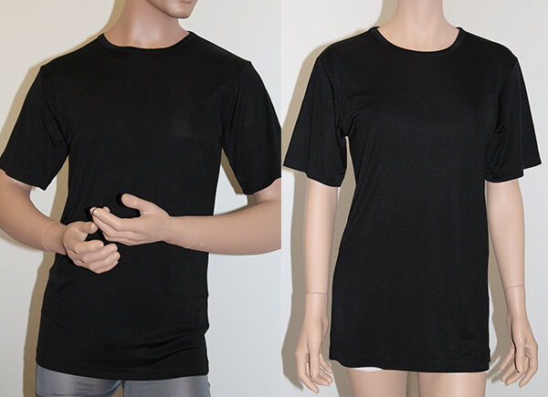 Silke tshirt 160gsm, unisex sort