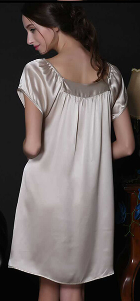 Silke natskjorte 100% silke