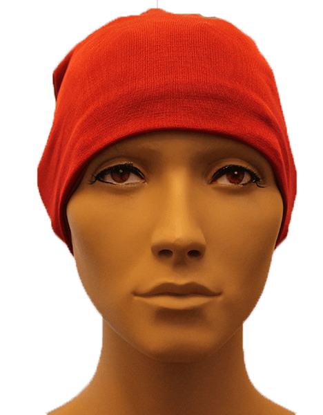 Silke Halsvarmer Rød, 100% Silke 67cm lang