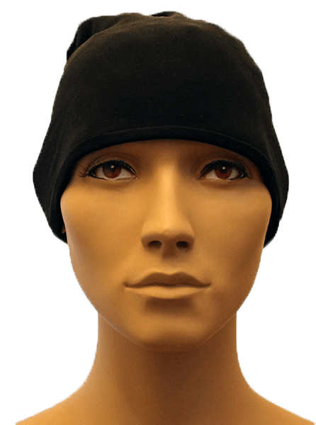 Silke Halsvarmer sort, 100% Silke 67cm lang