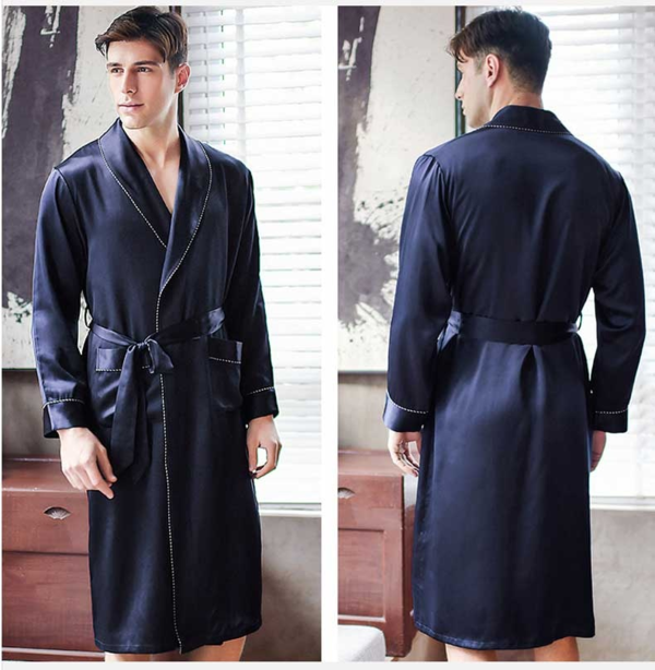 Silke Kimono 100% silke 19momme