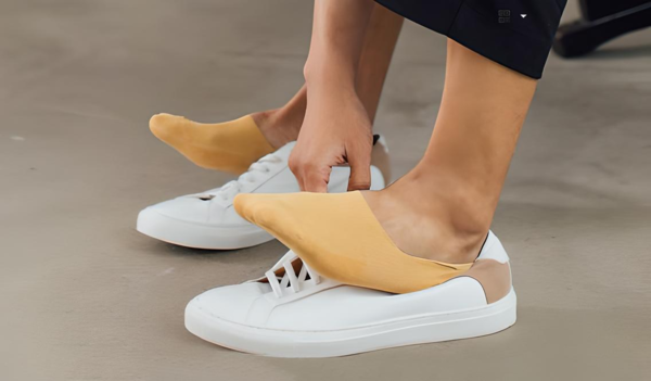 Silke boat strømper, 70% silke