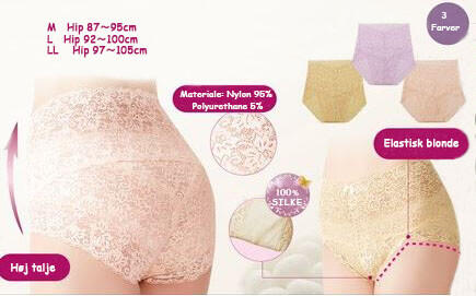 100% silke indvendig & udvendig materiale: Nylon 95% ･Polyurethane 5%