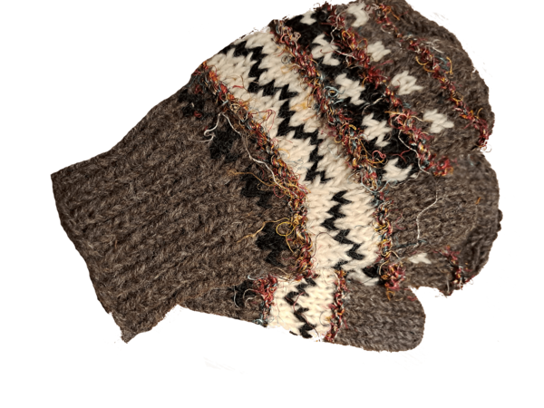 Håndstrikkede uld-silke luffer, Fairtrade