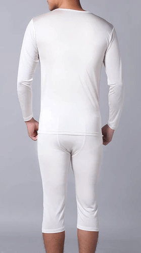 Langærmet silke tshirt
Fremstillet af 100% silke jersey strik.