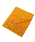 Pashmina tørklæde 70% cashmere-30% silke solgul