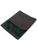 Pashmina tørklæde 70% cashmere-30% silke støvet grøn