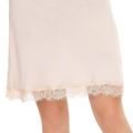 Silke jersey chemise 100% silke, farve skin