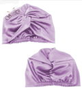 100% Silke Turban sovehue Lilla