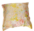 Silkepudebetræk med blomster i skønne farver, 19momme 100% mulberry silke