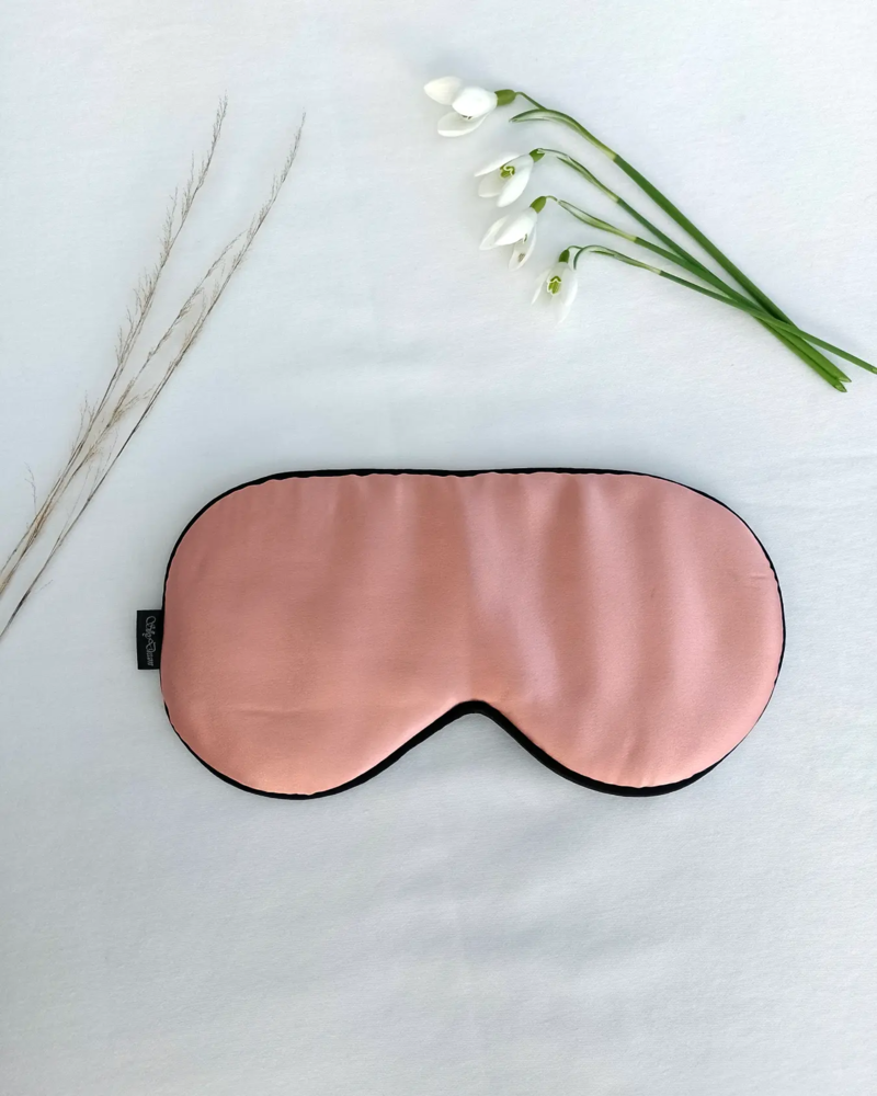 Silke Sovemaske Pink Justerbar