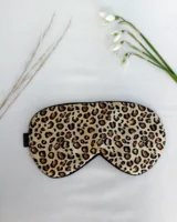 Silke Sovemaske Leopard Justerbar